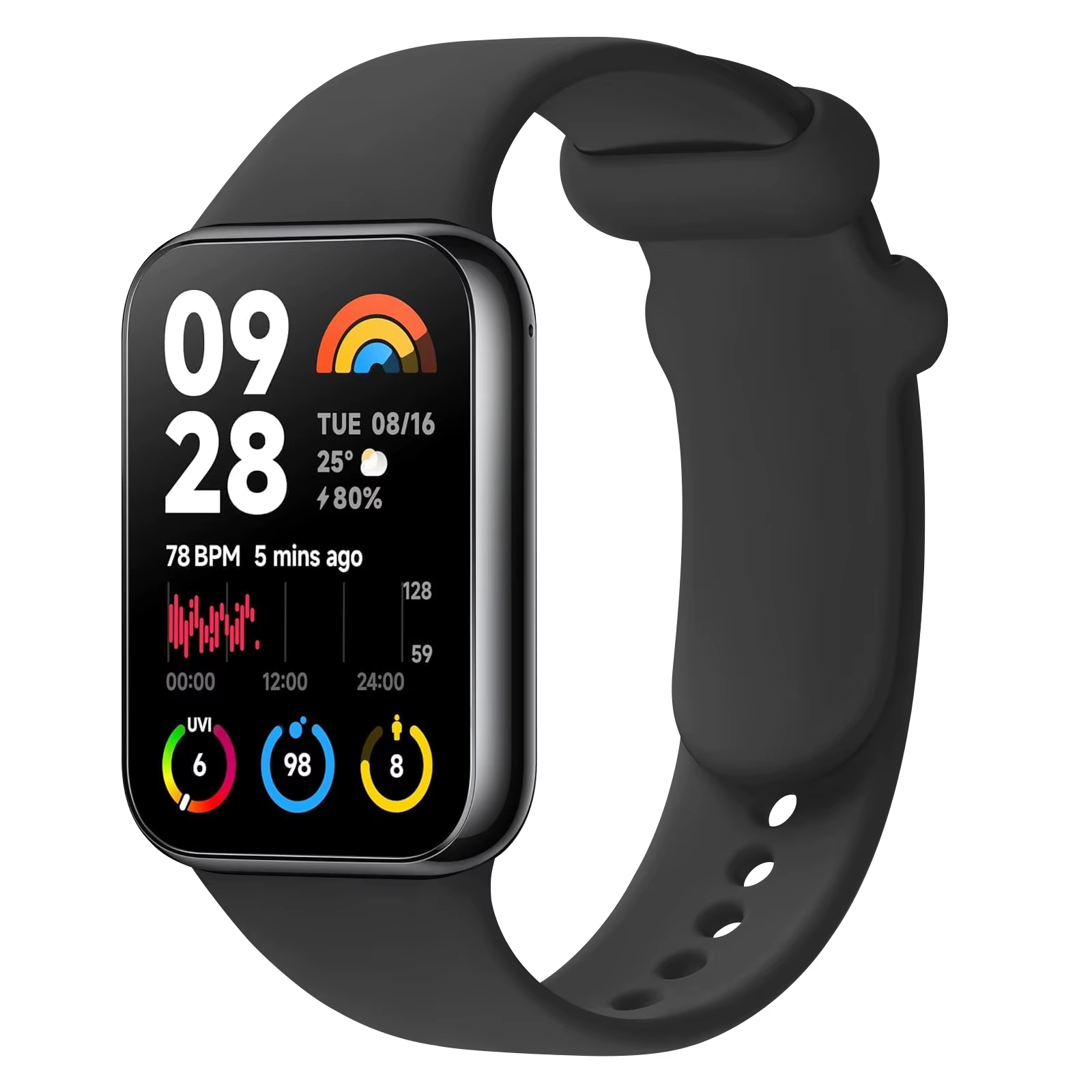 Bracelet en Silicone pour Xiaomi Mi Smart Band 8 Pro /9 Pro, Bracelet de Sport de remplacement pour