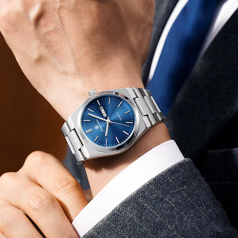 PAAZOMU luxe Quartz homme montre-bracelet Sport hommes montres étanche lumineux Date semaine acier i