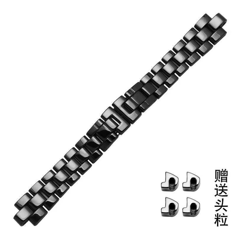 Bracelet de montre en céramique de haute qualité, 6 mm, 7,5 mm, adapté à Chanel J12 – Bracelet blanc