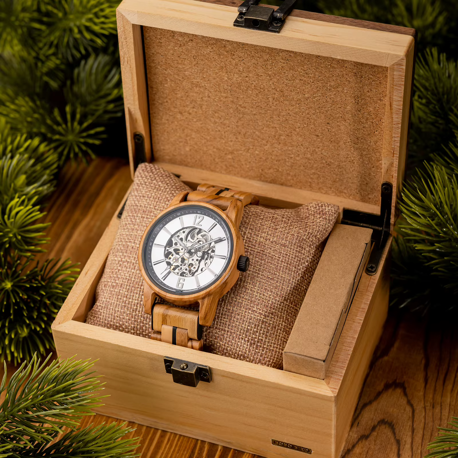 BOBO BIRD nouvelles montres mécaniques pour hommes en bois véritable luxe squelette montre automatiq