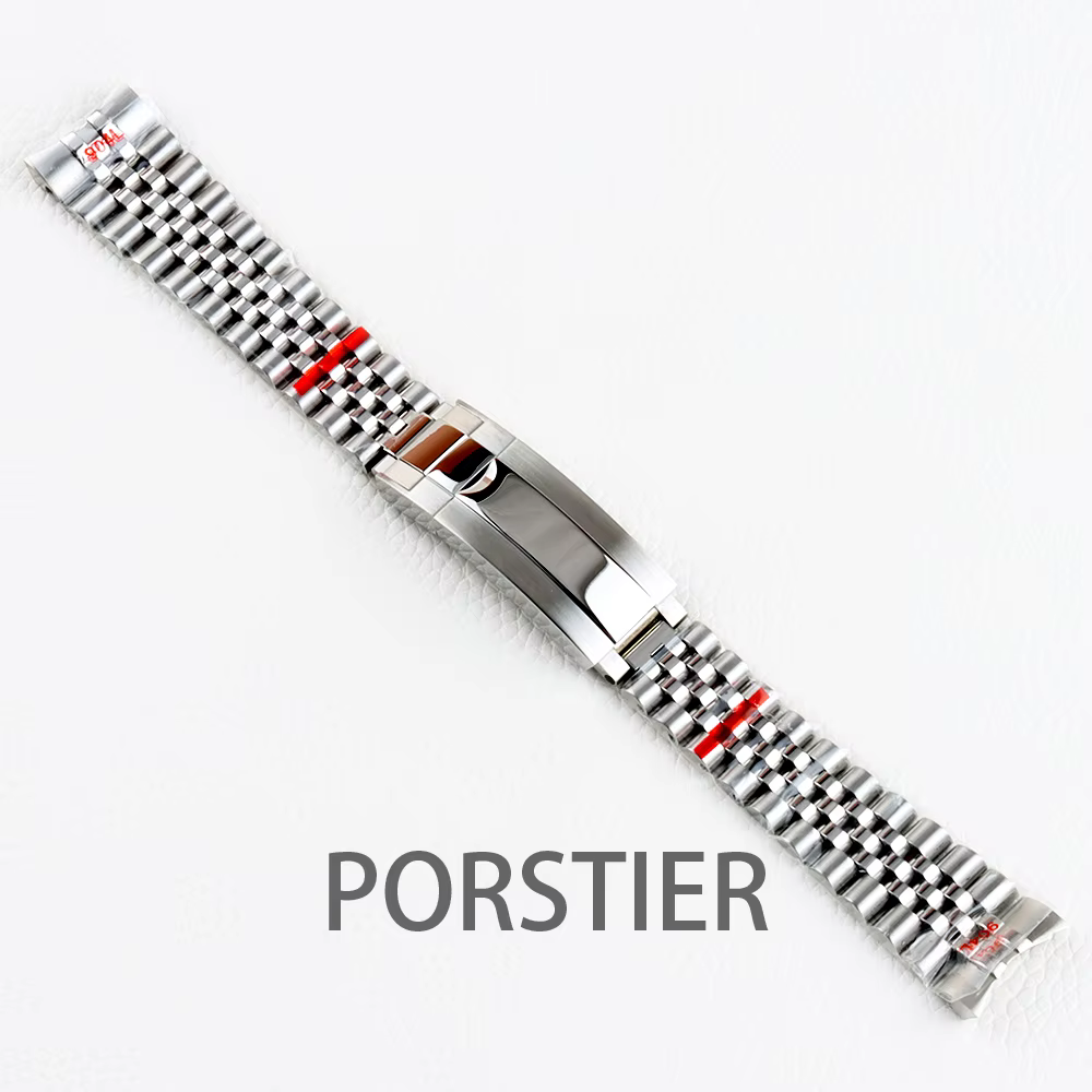 Jubilee-Bracelet de Montre en Acier Inoxydable de 20mm, Boîtier de Haute Qualité, Solide, pour Datej