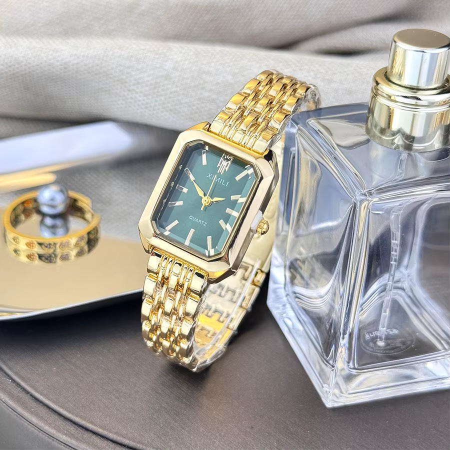 Montre de luxe pour femmes, montre-bracelet à Quartz à la mode pour étudiantes d'affaires et montre 