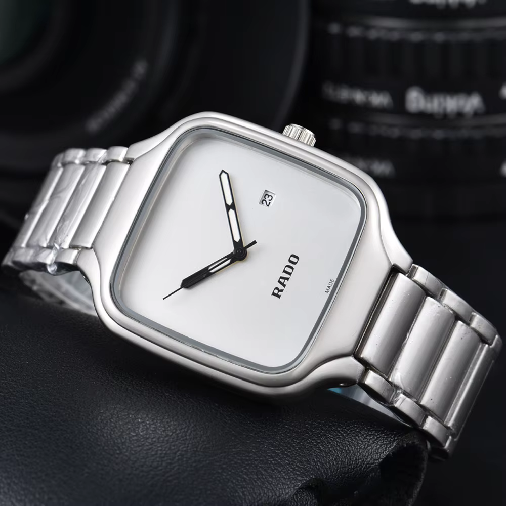 Nouvelles montres de marque Rado de qualité supérieure pour hommes, montre à quartz multifonctionnel