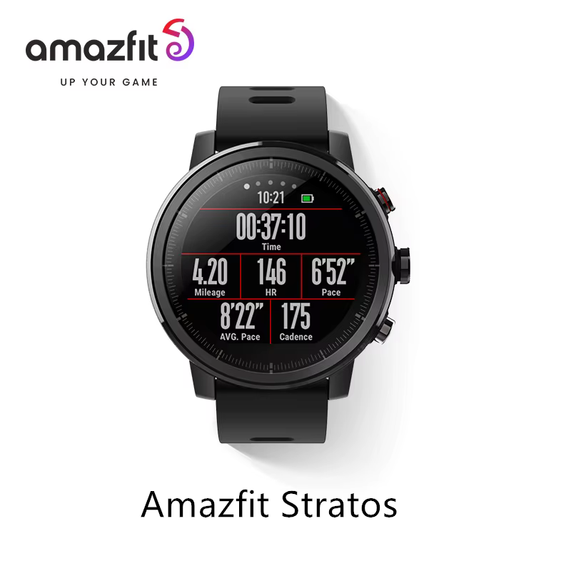 Amazfit-Montre connectée Stratos pour Android et iPhone 5iko, bracelet de sport, étanche, avec Bluet