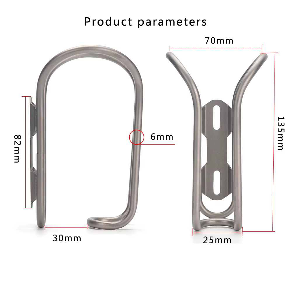 Porte-bouteille de vélo en titane ultraléger porte-bouteille vtt support de bouteille de vélo de rou