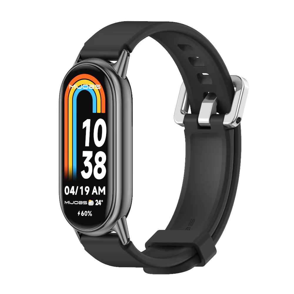 Bracelet pour Mi Band 10 9 8 7 6 5 Bracelet de montre pour Mi Band 10 Bracelet en Silicone pour Mi B
