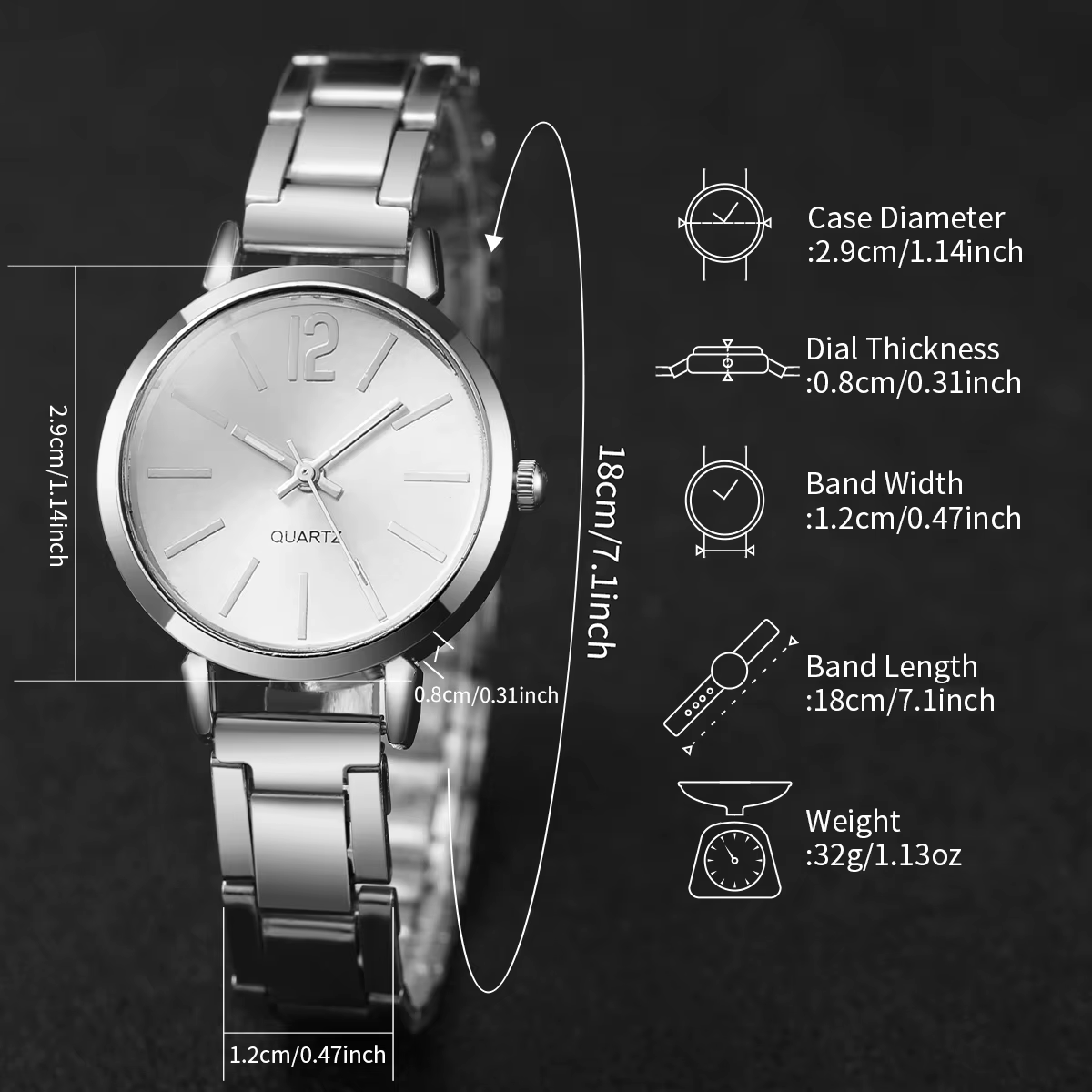 6 pièces/ensemble montre pour femme mode bracelet en acier montres à Quartz ensemble de bracelets en