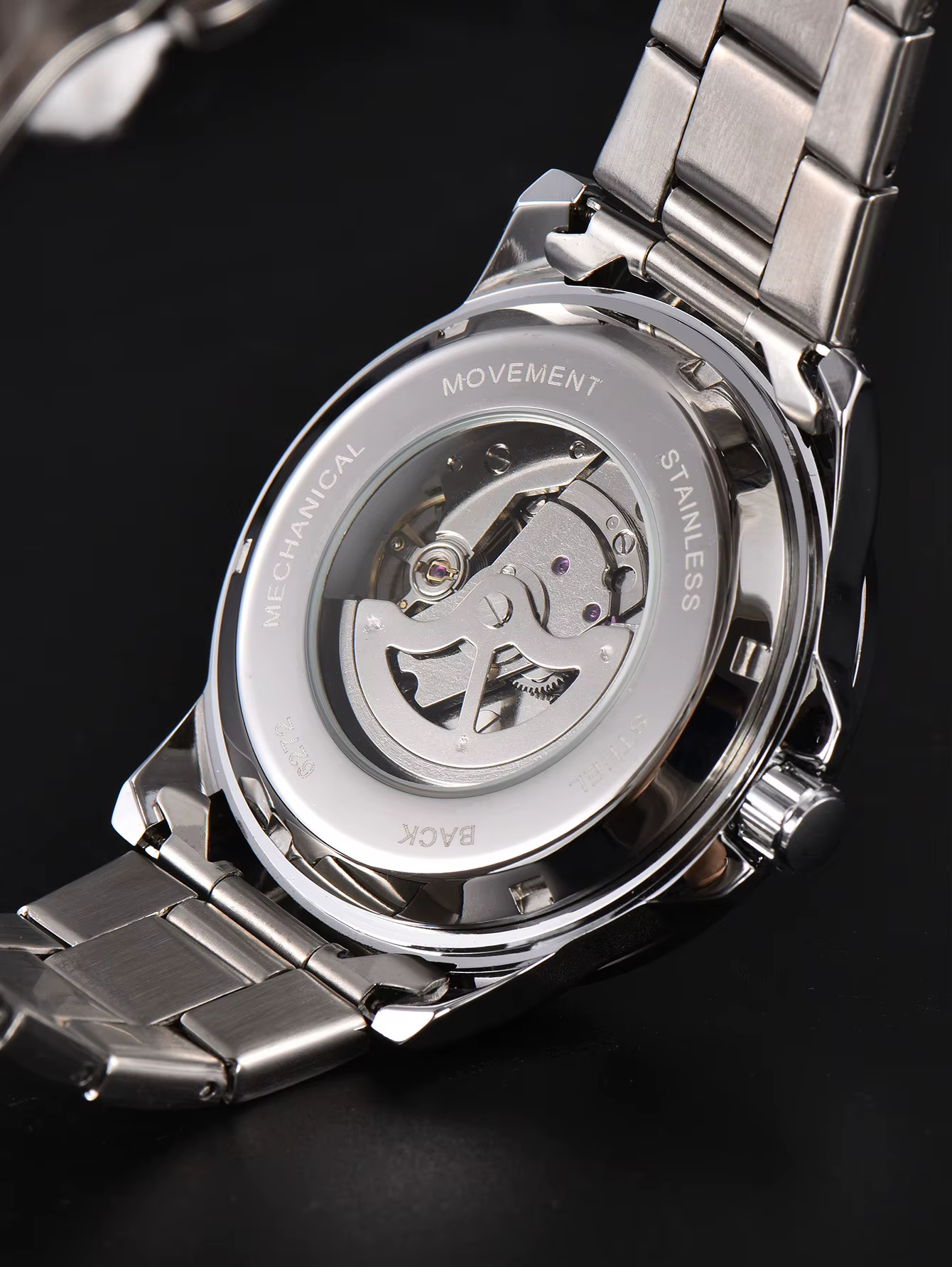 Montre automatique pour hommes, date d'affaires, mécanique, étanche, en acier inoxydable, lumineuse,