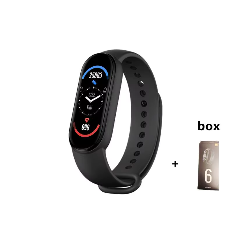 M6 montre intelligente hommes femmes moniteur Fitness sport bande intelligente Fitpro Version musiqu