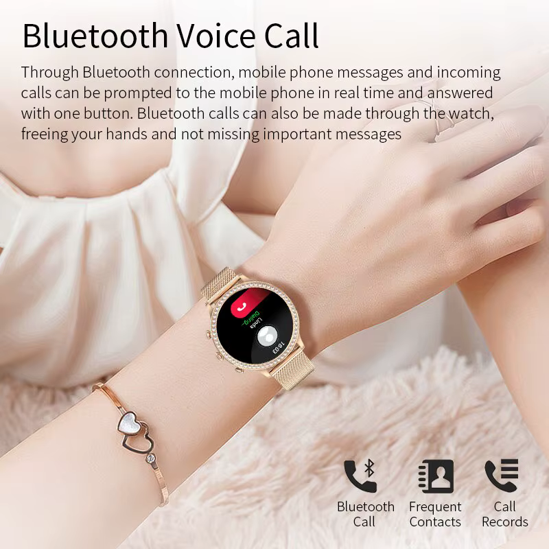 LIGE-Montre intelligente étanche pour homme et femme, appel Bluetooth, pression artérielle, cadran p