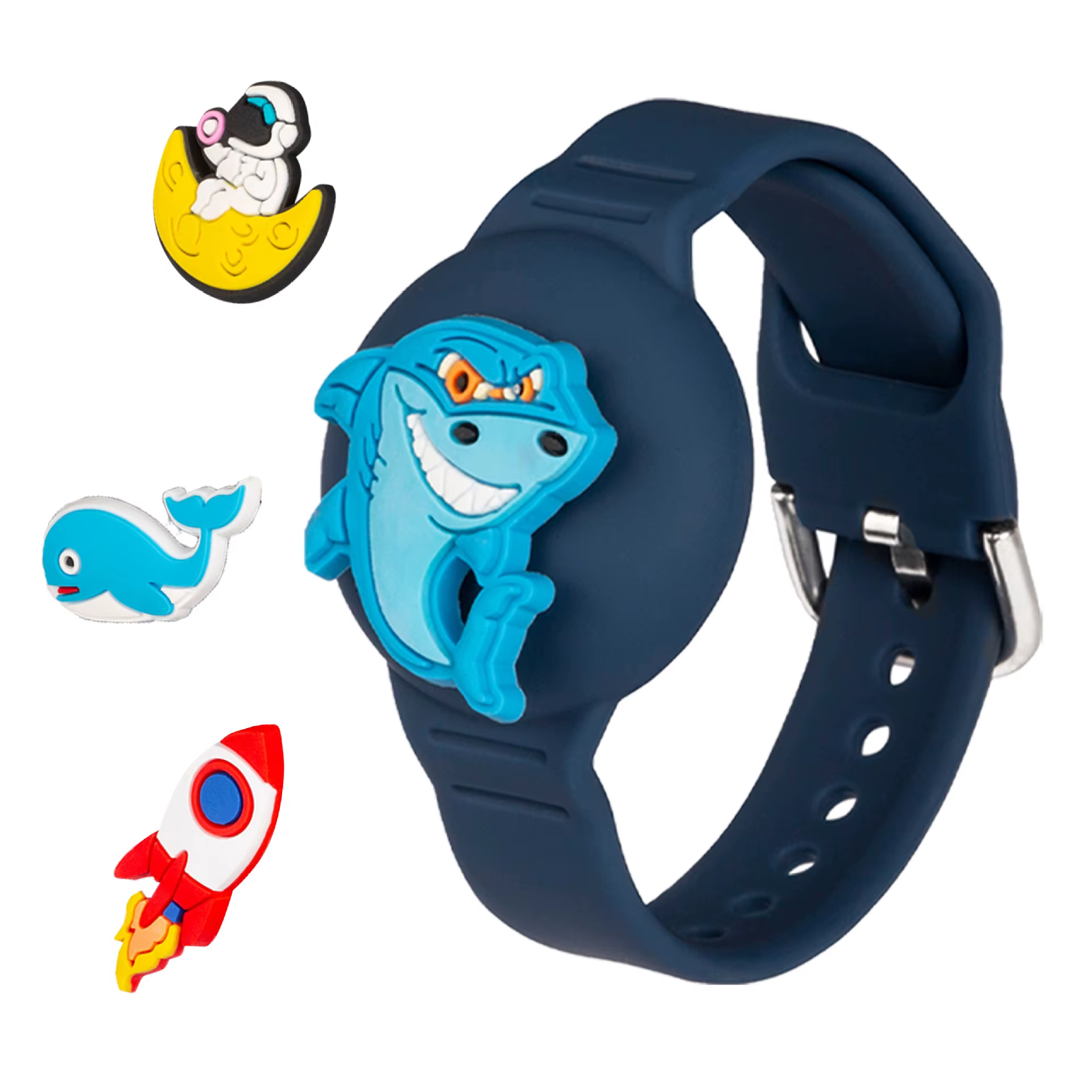 Bracelets étanches pour enfants - Bracelet en silicone souple avec traceur caché - Support de traceu