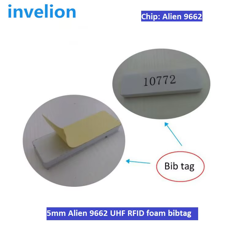 Bracelet RFID étanche 860-960Mhz, longue portée 1-6M UHF RFID et étiquette de cheville pour système