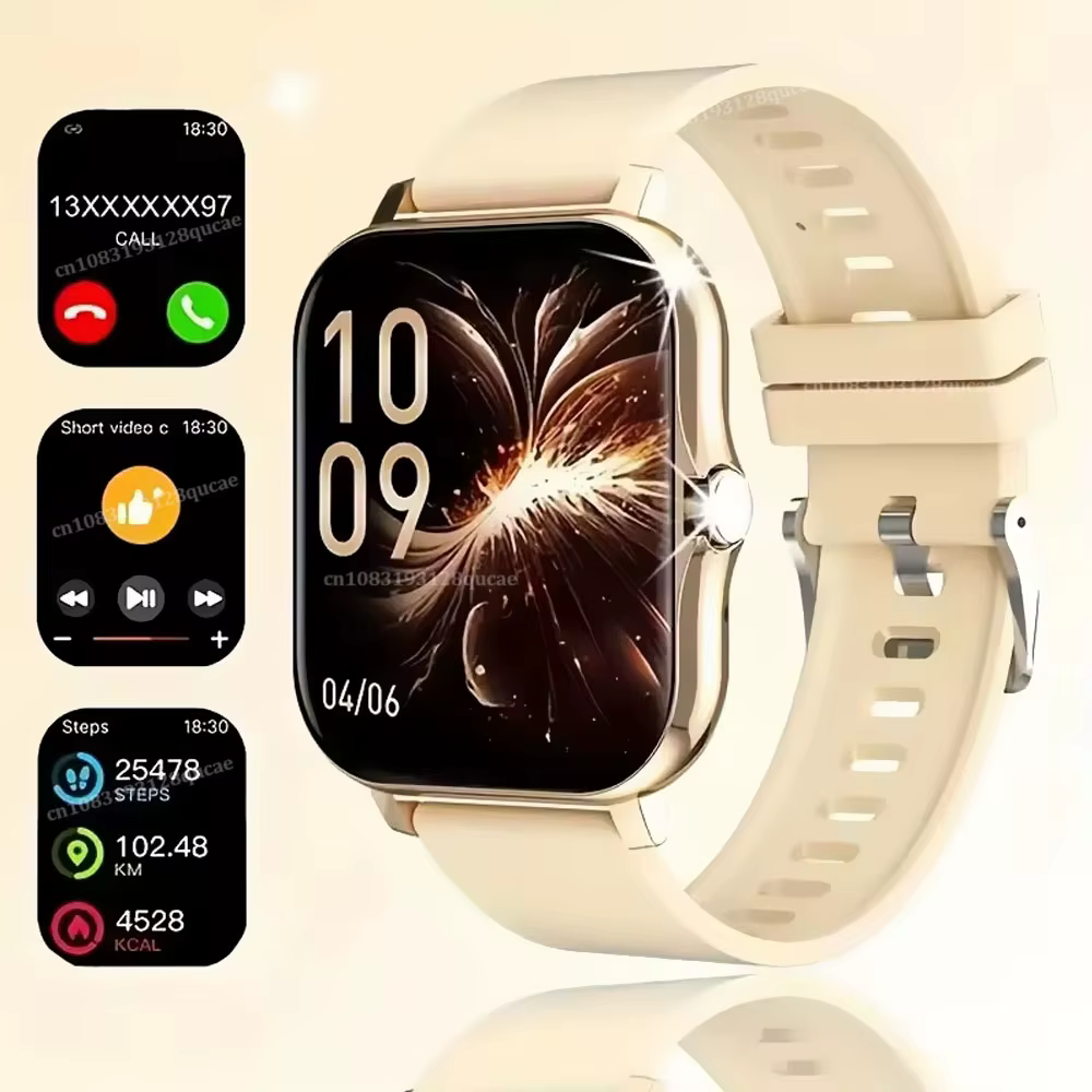 Nouvelle Montre Connectée 1.83'' Écran Complet, Appel Bluetooth, Moniteur d'Oxygène Sanguin/Pression