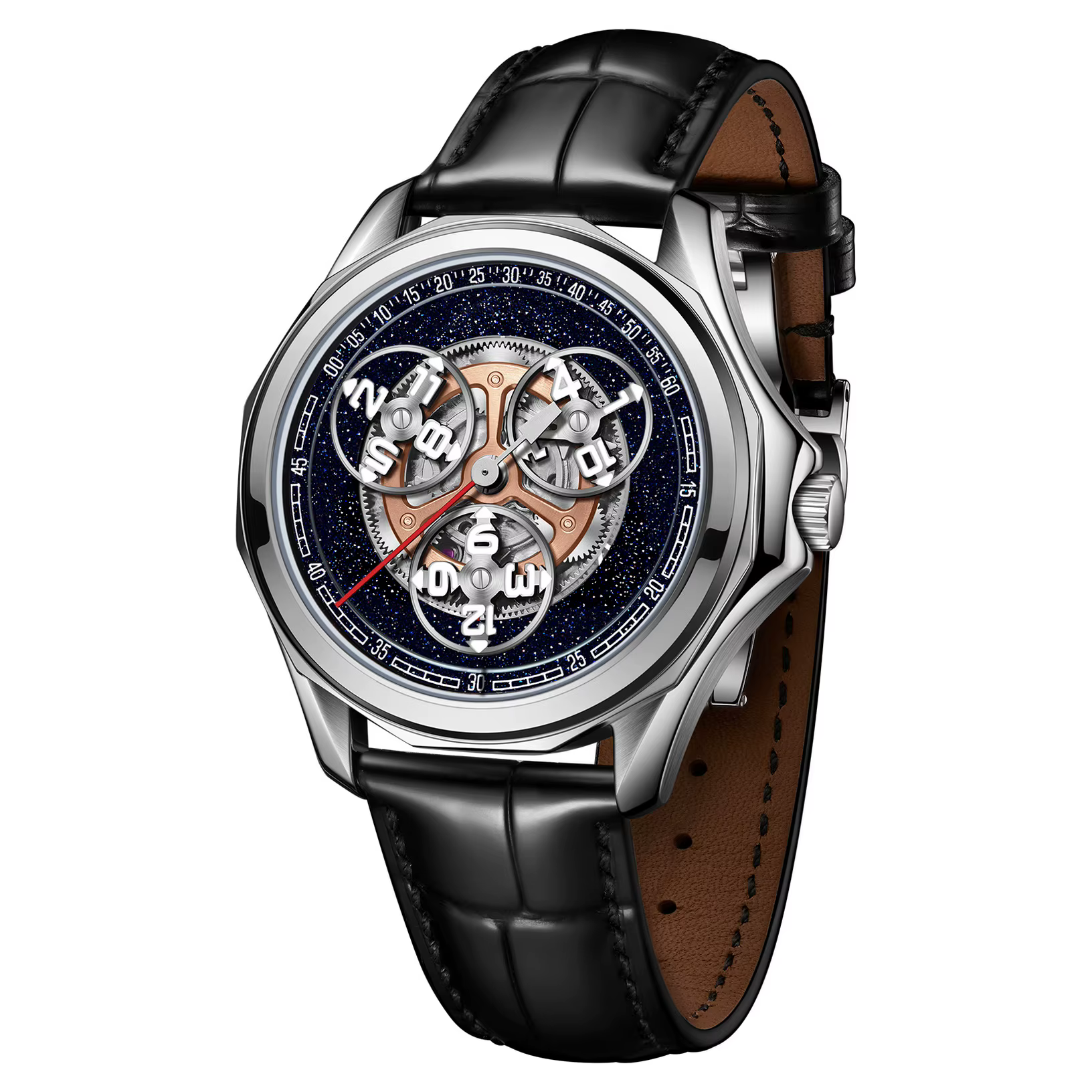 OBLVLO – montre automatique pour hommes, 41MM, montre-bracelet mécanique, lumineuse, étanche à 50M,