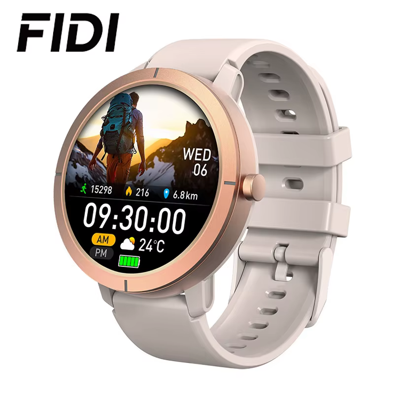 FIDI GPS 6 selles montre intelligente boussole altimètre barométrique 170 Modes Sport 5ATM étanche 1