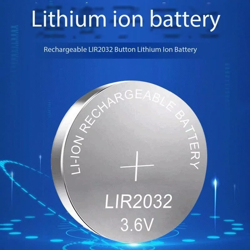 1-5 pièces LIR2032 batterie Rechargeable 2032 Lithium charge peut remplacer CR2032 pour les montres