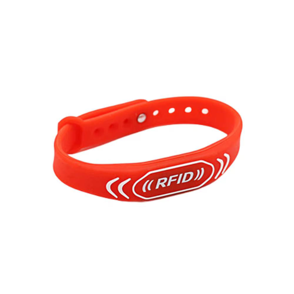 1 pièce Bracelet RFID en silicone réinscriptible, étanche et réglable, 125KHZ EM4305 T5577 5200, por