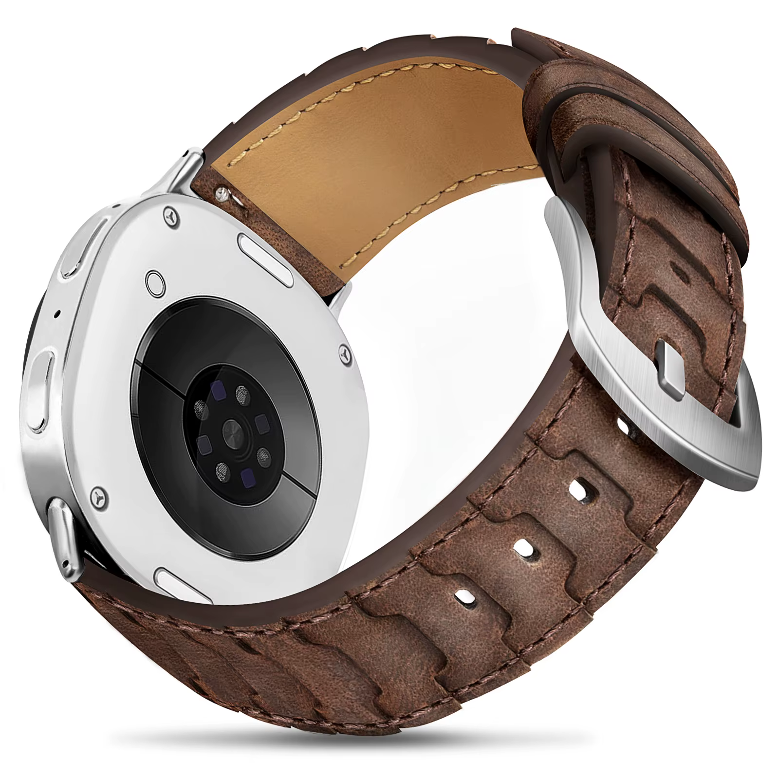 Bracelet de montre en cuir pour Samsung Galaxy Watch 8, 40mm/44mm/46mm, bracelet de mode d'affaires 