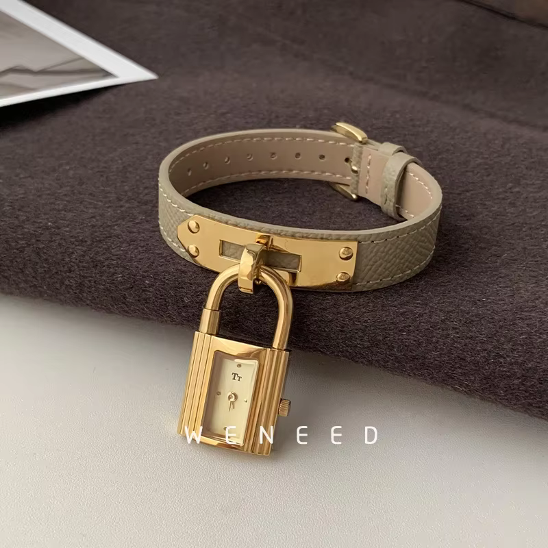 Serrure cadran montre femmes mode personnalité 2025 nouvelle Niche lumière luxe montre pour femme mo