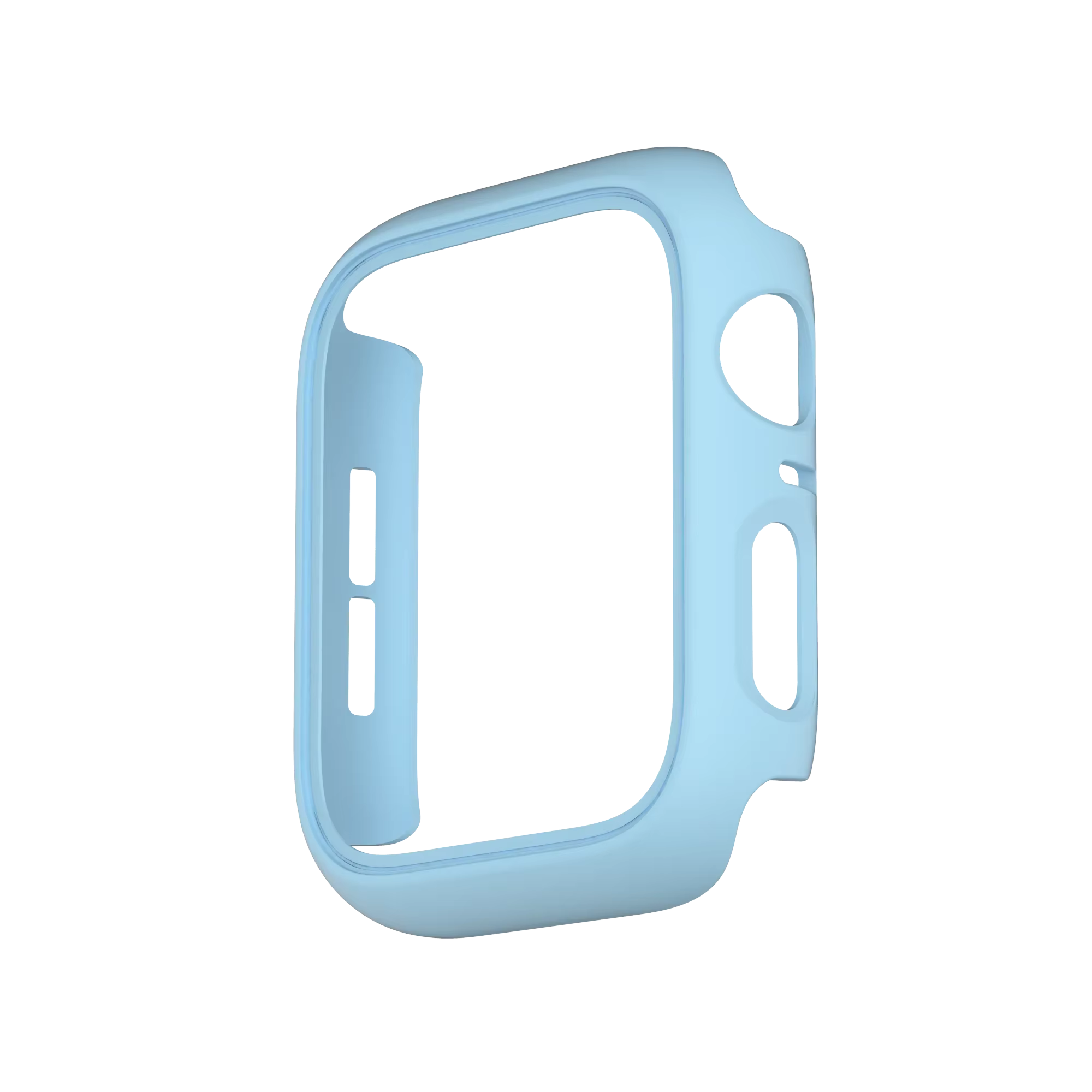Housse mate pour Apple Watch 45mm 41mm 38mm 42mm 40mm 44mm, cadre de protection de pare-chocs en PC 