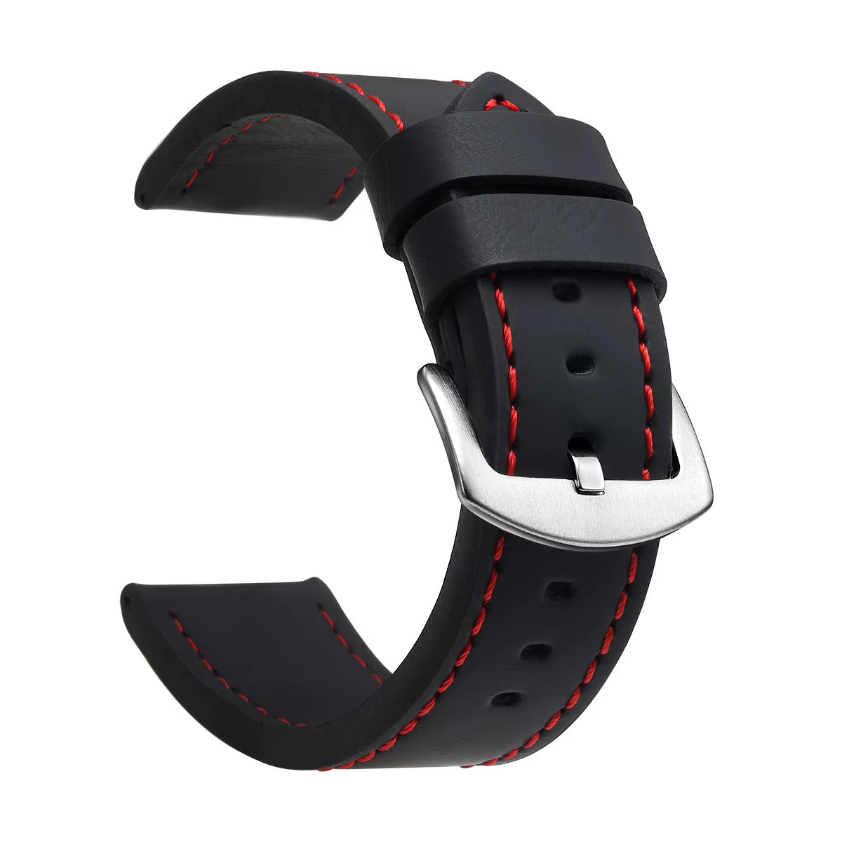 SAMCO bracelet de montre bracelet Sport Vintage bracelet de montre en cuir boucle en acier inoxydabl