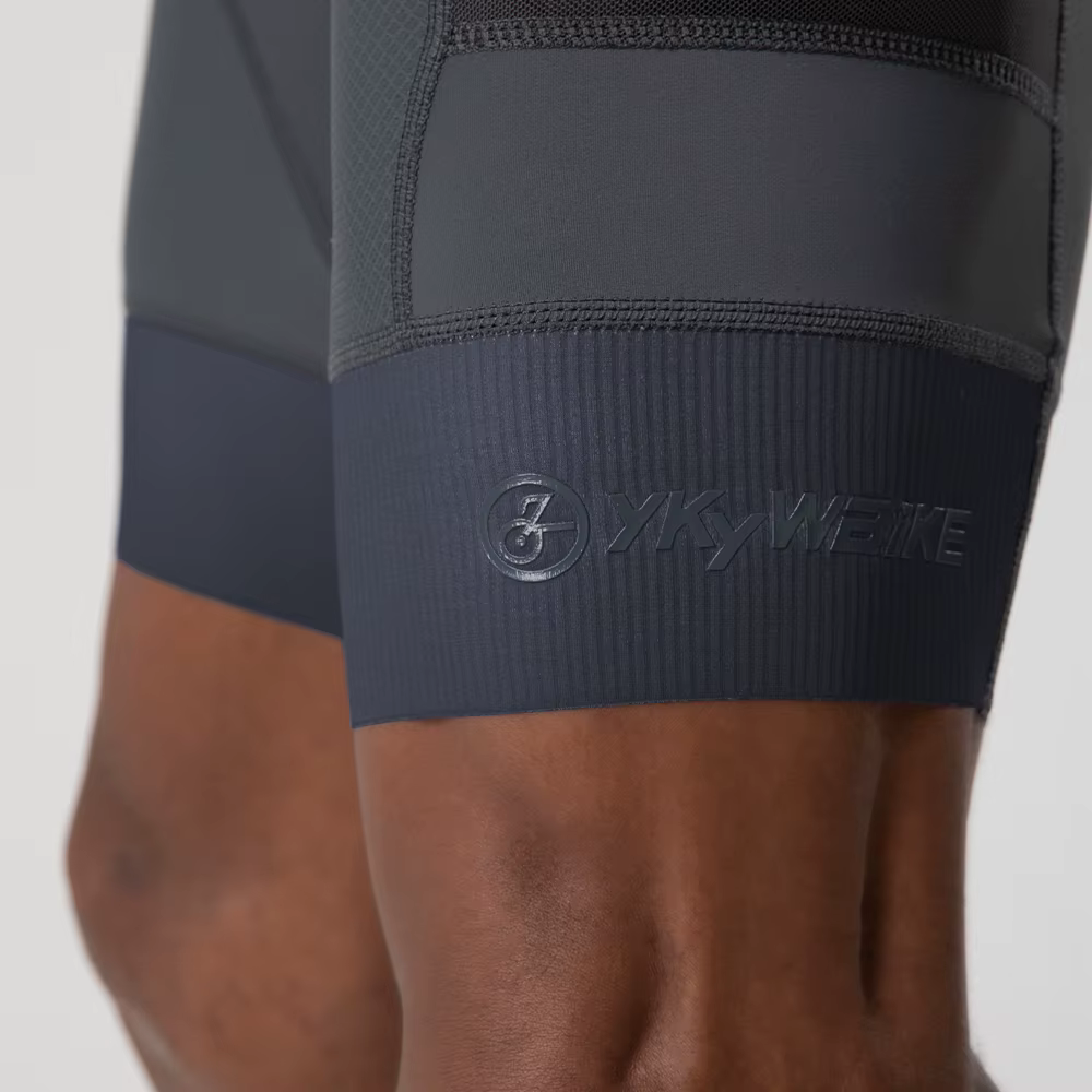YKYWBIKE Short de cyclisme pour homme Coussin rembourré Antichoc VTT Route Vélo Collants courts Pant