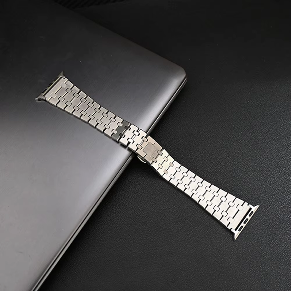 Bracelet en acier inoxydable pour Bracelet de montre Apple Ultra 2 49mm 46mm 45 44mm 41 40 44 38mm B