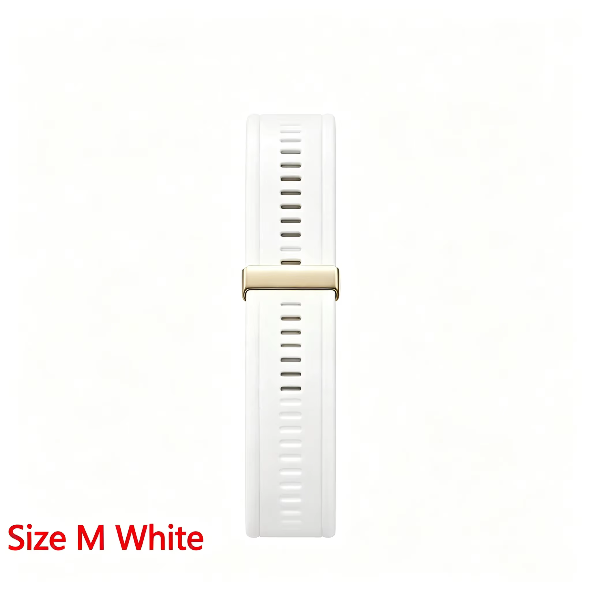HUAWEI WATCH D2 M/L taille bracelet airbag en cuir uni composite blanc ciel【bracelet airbag uniqueme