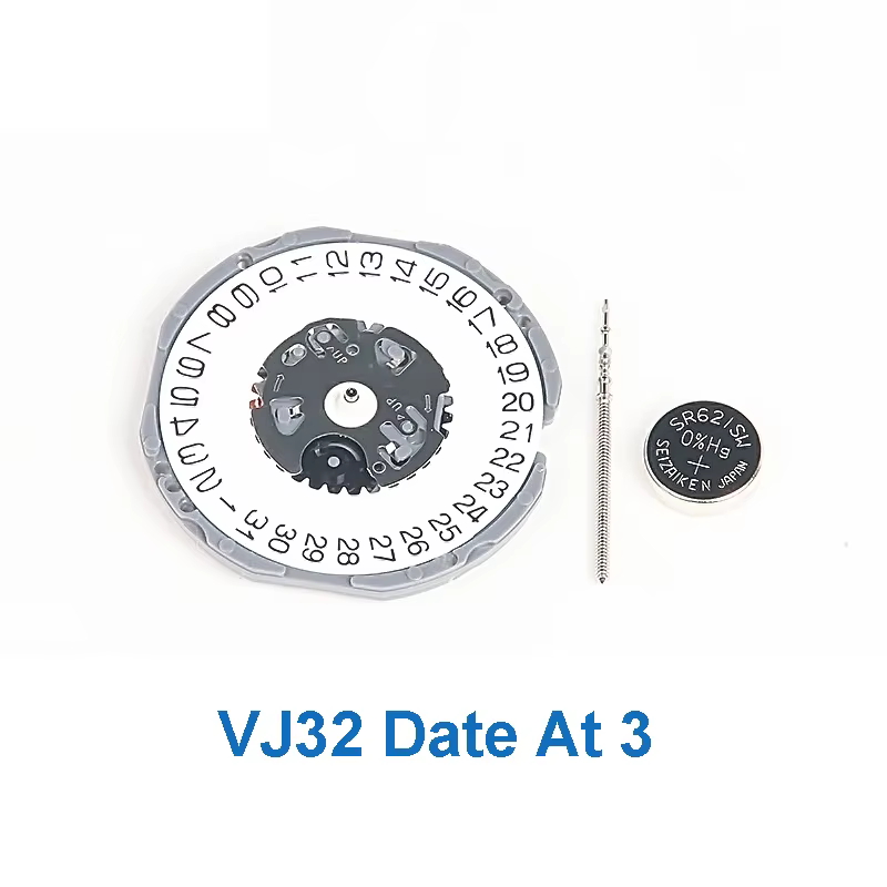 Nouveau mouvement à Quartz VJ32B Original, Date japonaise à 3/6, accessoires de mouvement de montre,