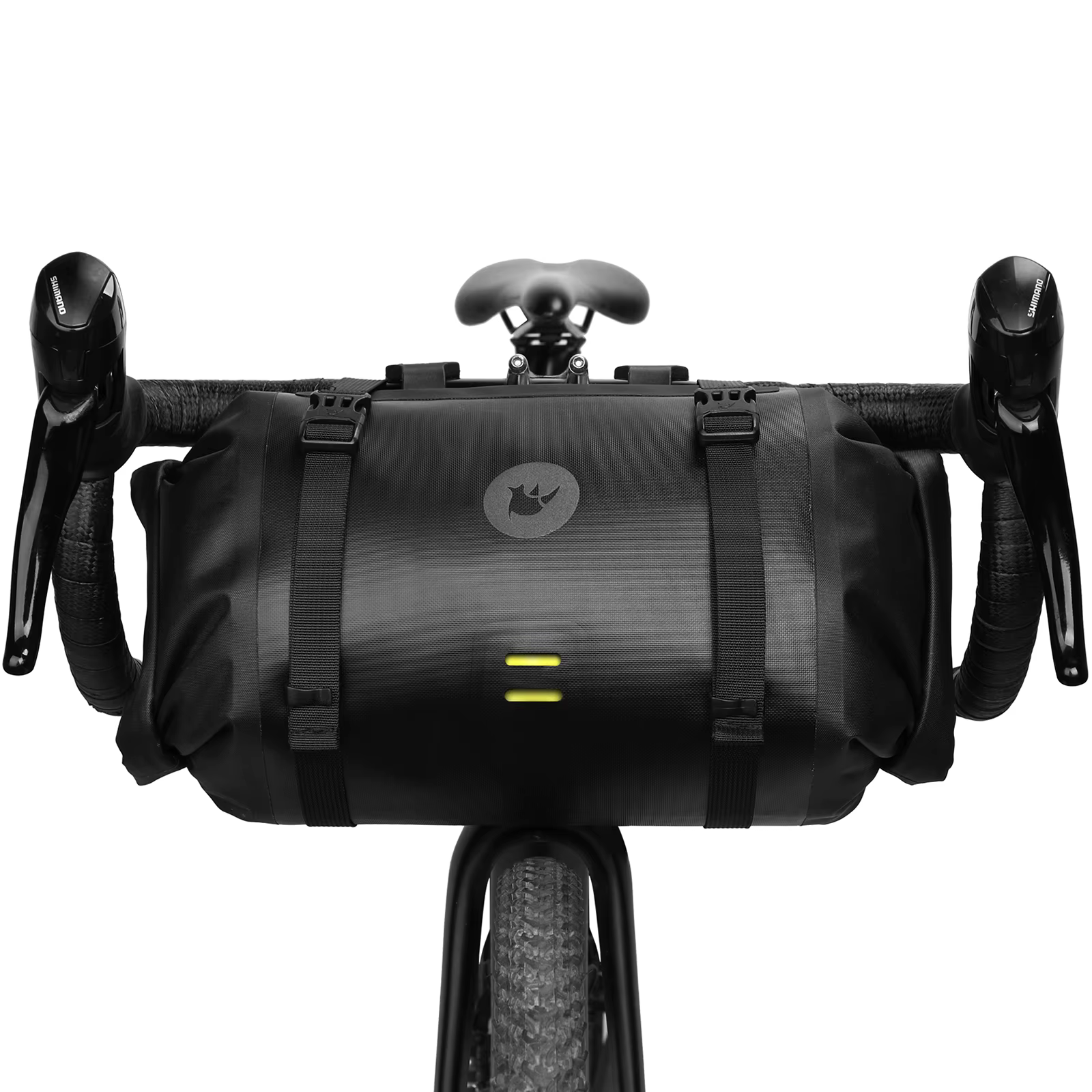 Rhinowalk – Sac de vélo étanche de grande capacité, sacoche de guidon, tube avant, 2 pièces, pour ca