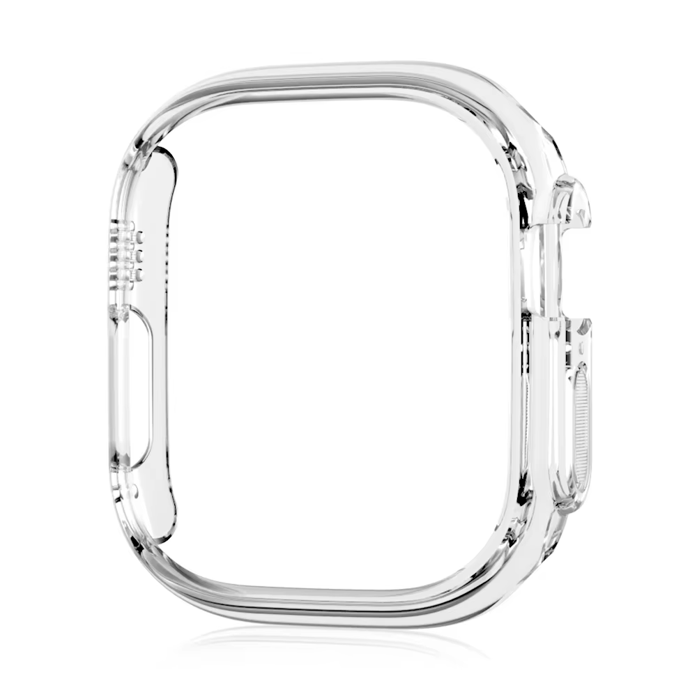 Pour Apple Watch 38 40 42 45 ultra3 49mm plaqué squelette couverture rigide PC pare-chocs cadre pour