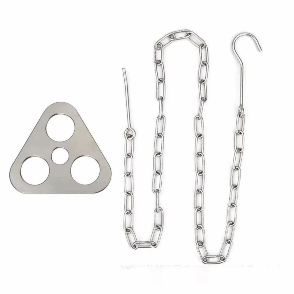 Accessoires de cuisine Trépied de barbecue portable Détachable Réglable Trépied de camping Multifonc
