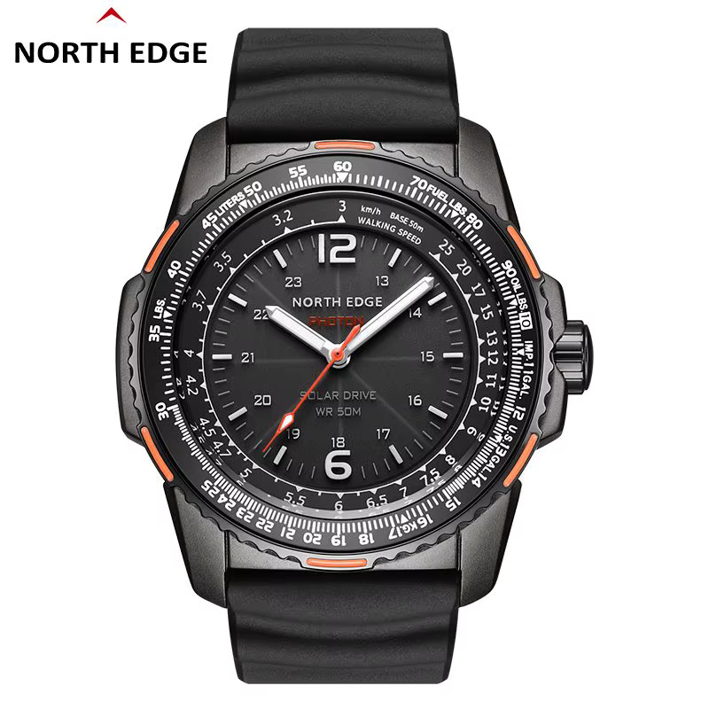 NORTH EDGE EVOQUE 2 montre militaire numérique pour hommes étanche 50M montres de Sport pour hommes