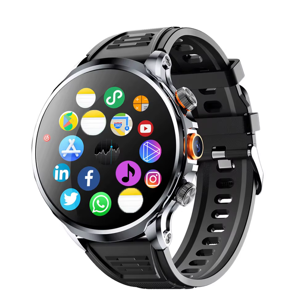 Nouveaux hommes 4G montres intelligentes GPS carte SIM Wifi caméra NFC 32G ROM APP télécharger sport
