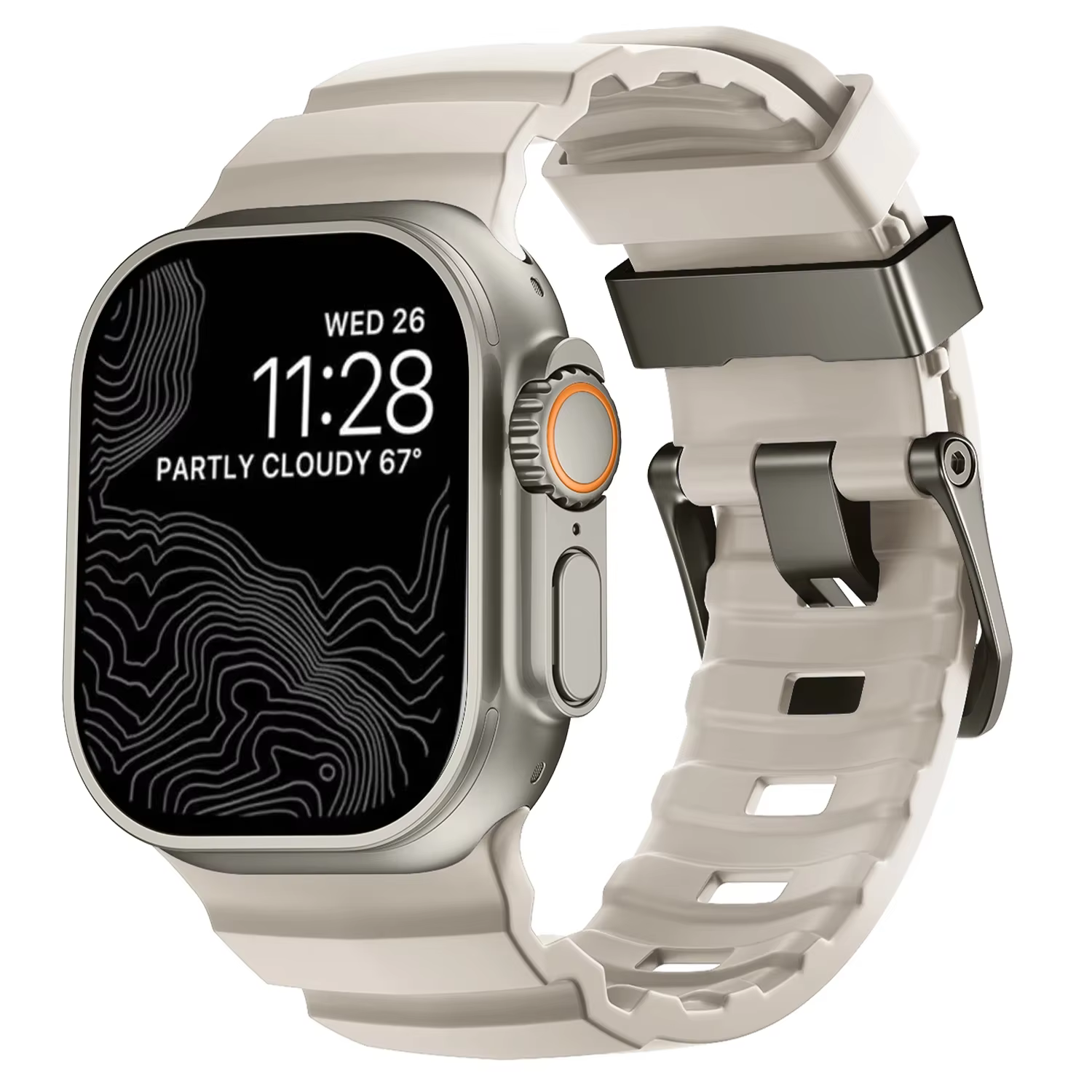 Bracelet en Silicone Trail pour Apple Watch Ultra 3 2 49mm, 46mm 45mm 44mm 41 42mm, Bracelet de Spor