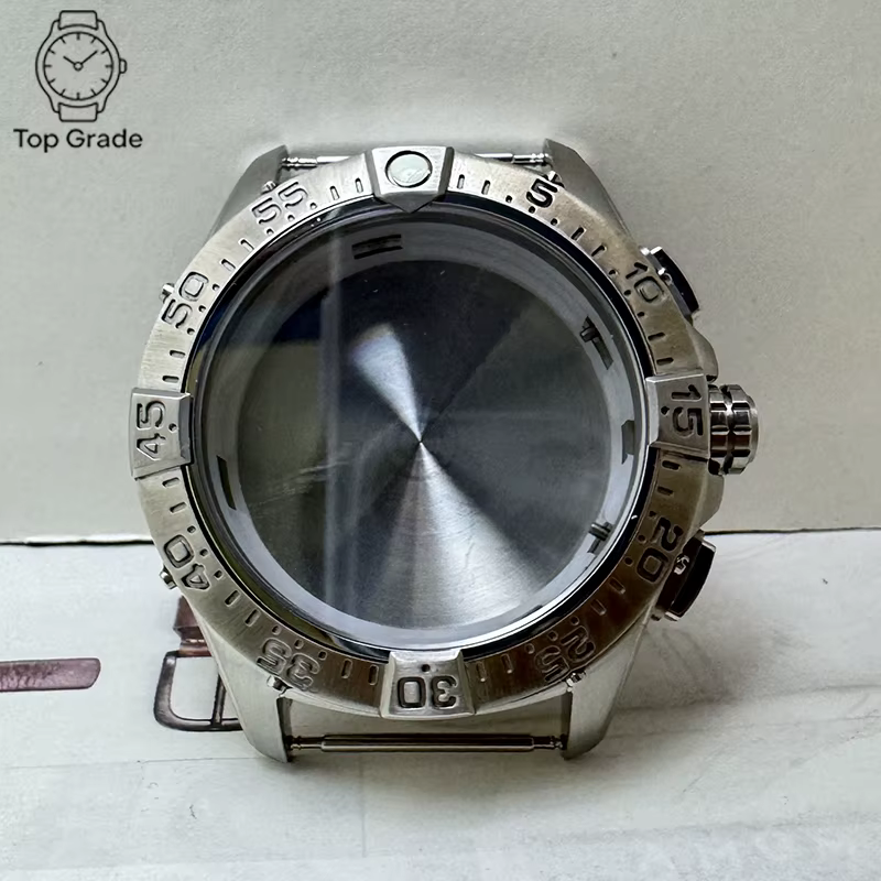 Boîtier de montre 42mm, Jet Pilots Air Force Military Aviation, sans logo, pour Seiko Breitling Aven