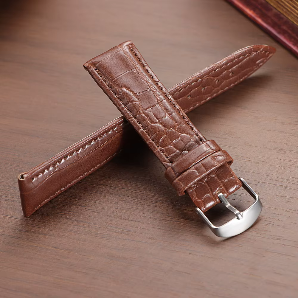 Bracelet de montre en cuir véritable pour hommes et femmes, pour Seiko pour Omega pour Cartier, 12mm