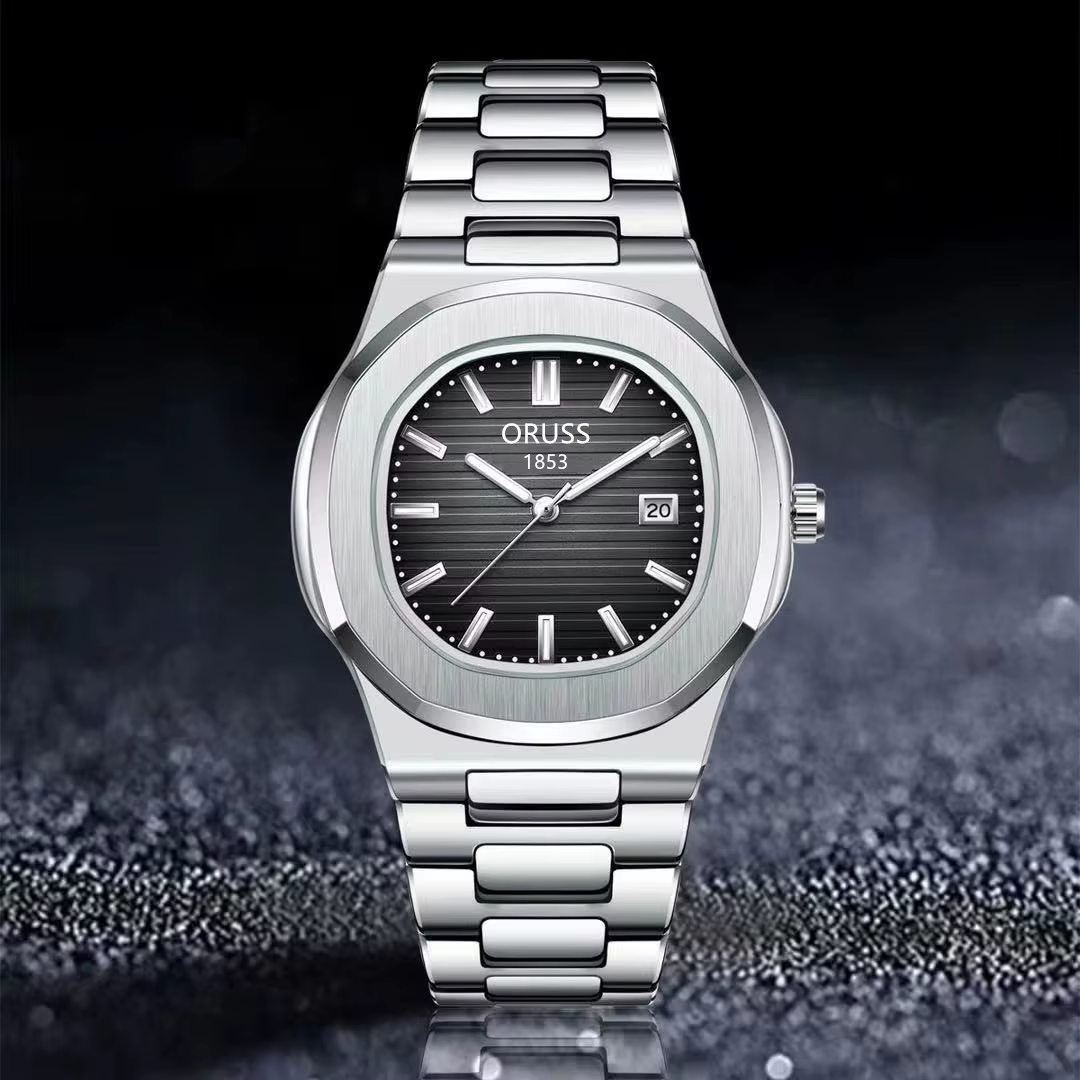 Montres de couple étanches Nautilus, montre à quartz tendance pour affaires avec calendrier, bracele