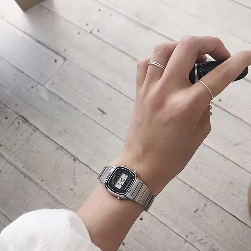 Casio montre de Sport pour femmes 7 ans d'électricité éclairage led quartz montre femme montres digi