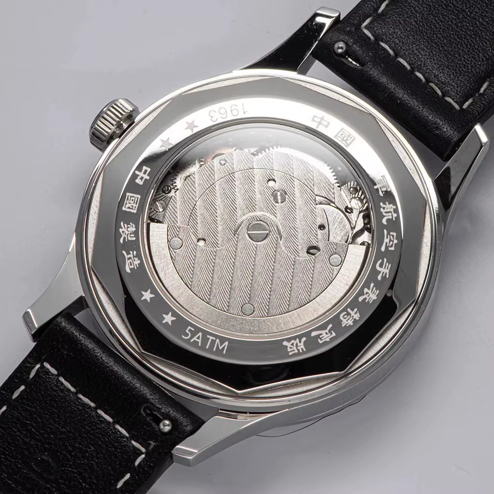 1963 montre pilote pour hommes 40mm montres mécaniques automatiques Original ST1780 mouvement saphir