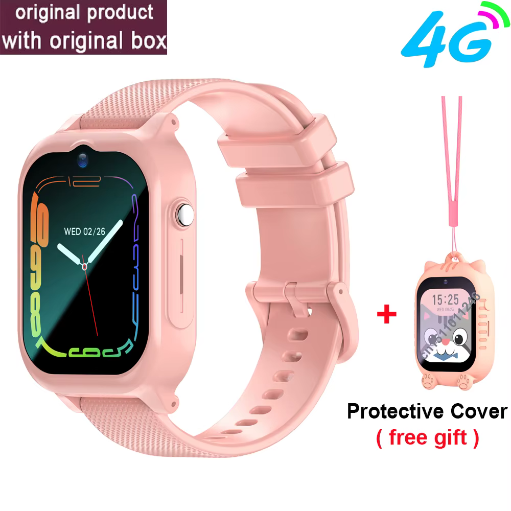 Montre intelligente enfants 4G GPS WIFI appel vidéo SOS moniteur Tracker localisation téléphone mont