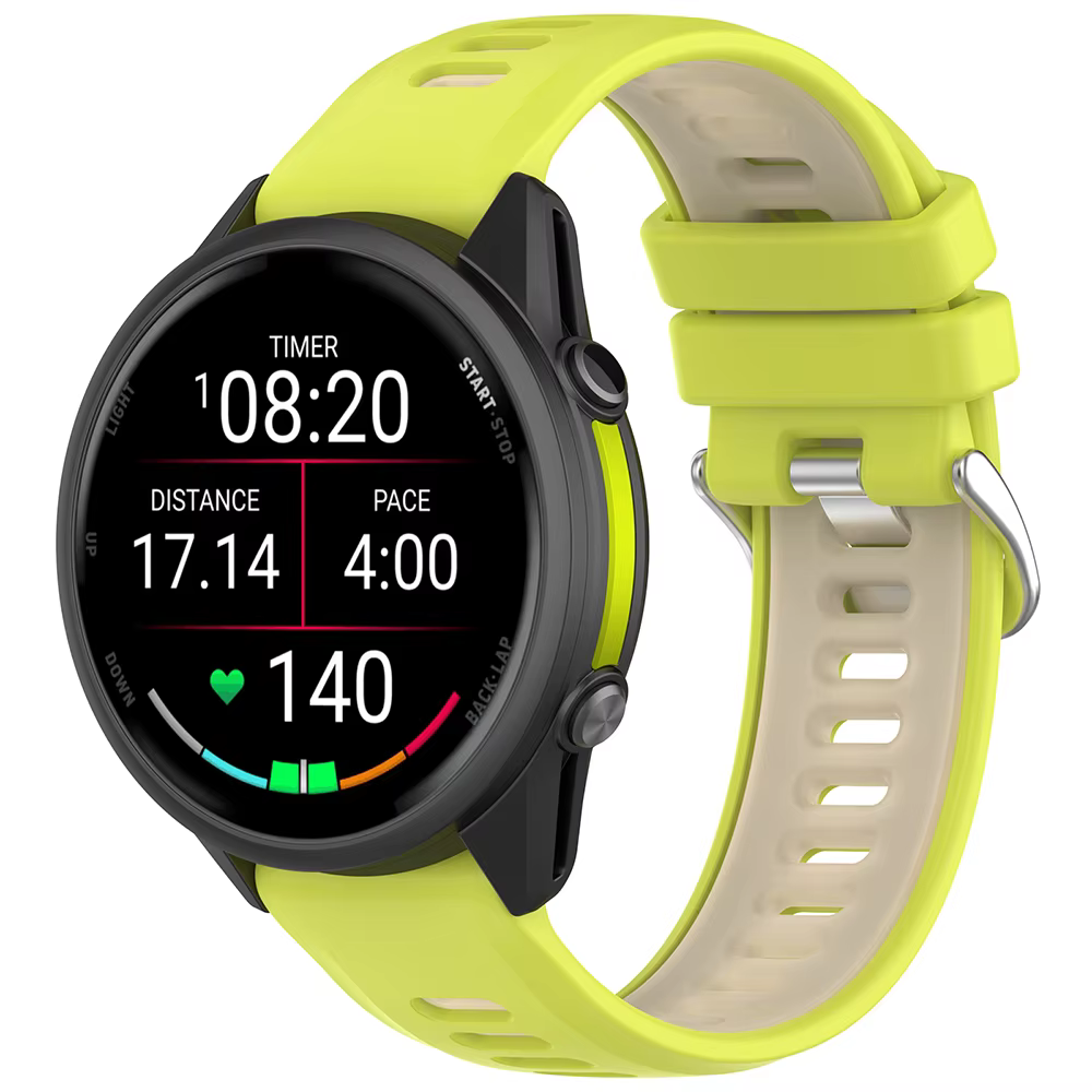 Bracelet de montre en silicone officiel pour Garmin Forerunner 970 Solar Sport