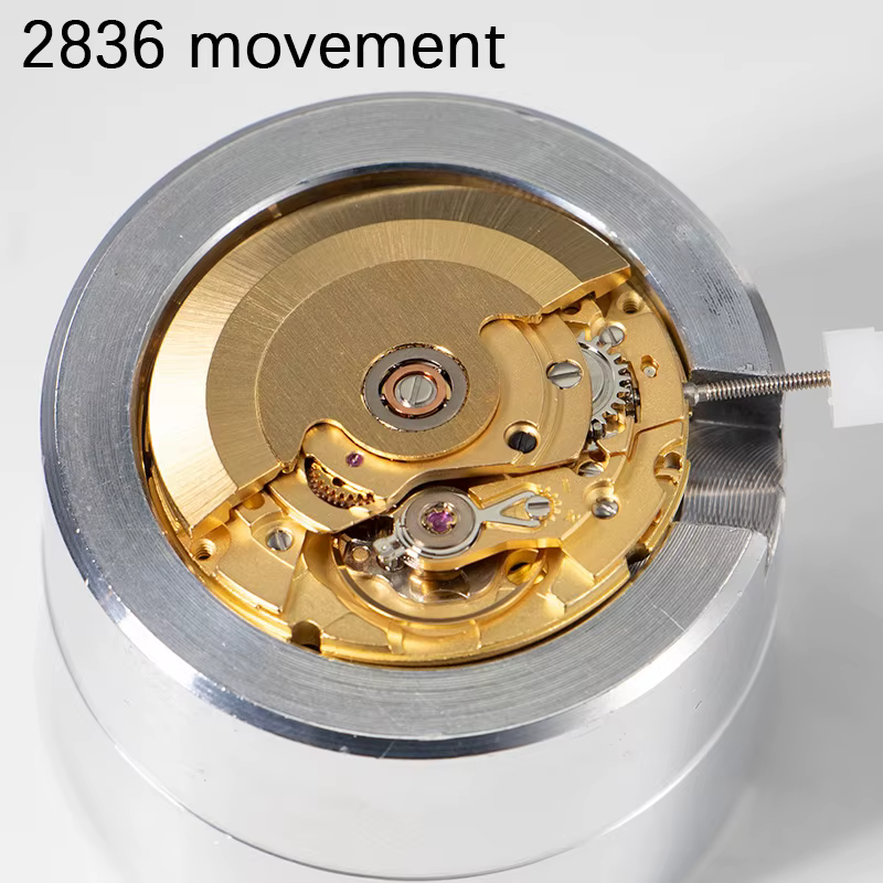 Mouvement mécanique automatique à 4 aiguilles, 25 rubis, 2836, date à 3 heures, pour montre à mouvem