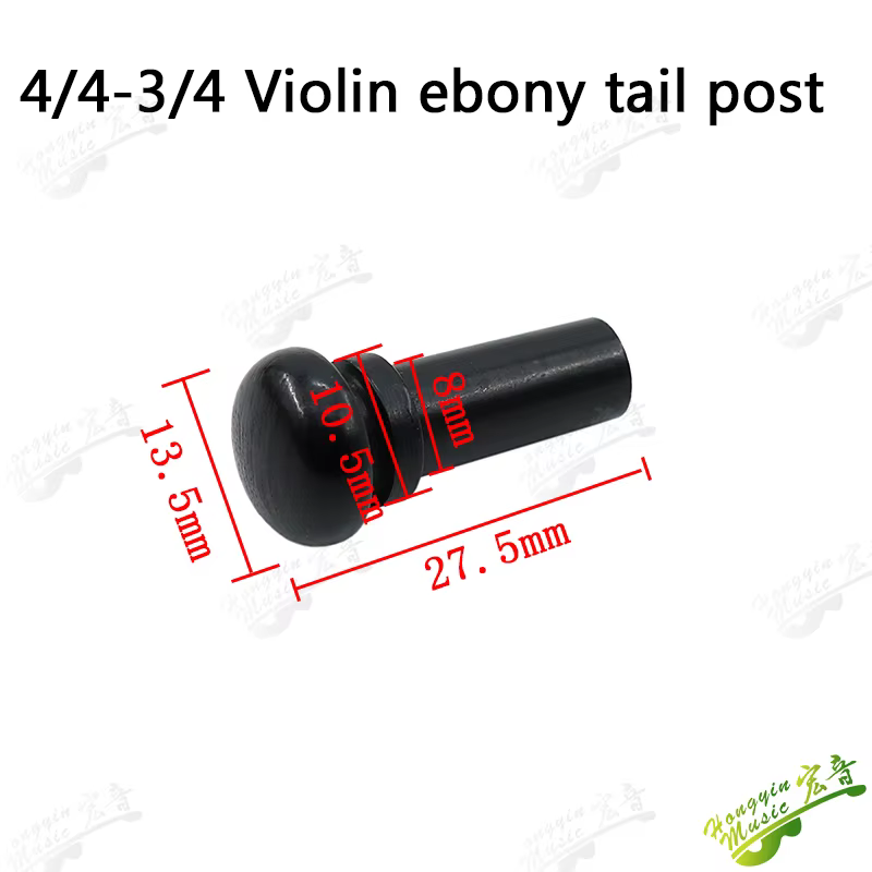 Viola, Queue de violon, Queue en ébène, Queue à clou, Queue à bouton, Accessoires de violon en bois