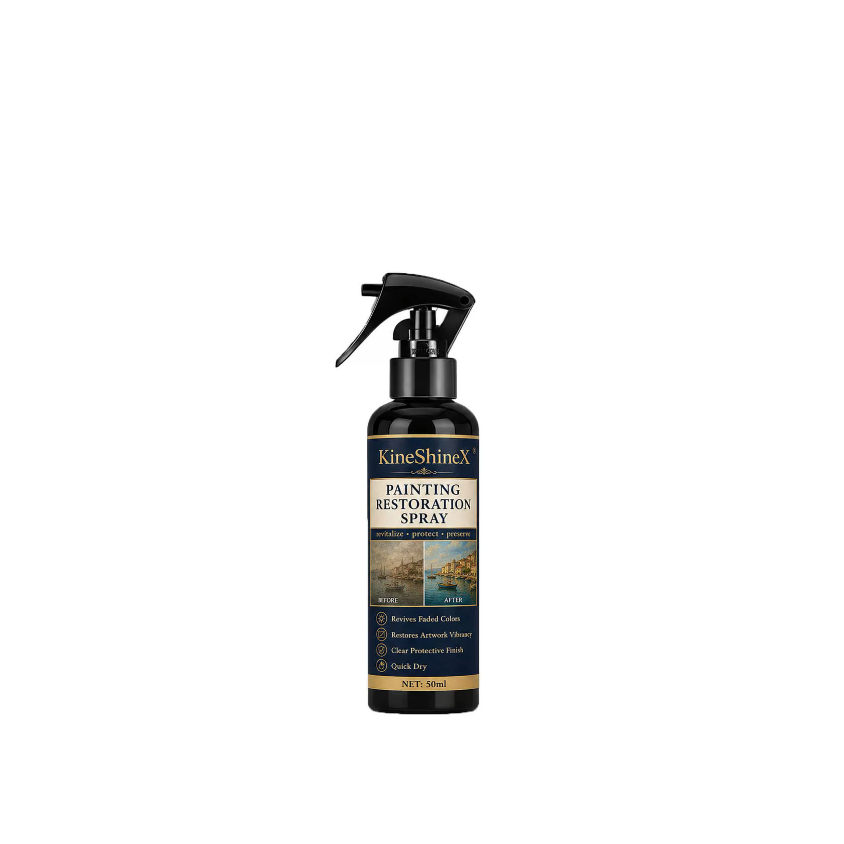 Spray de restauration de peinture 50ml/100ml – Redonne vie aux couleurs ternies et restaure la vital