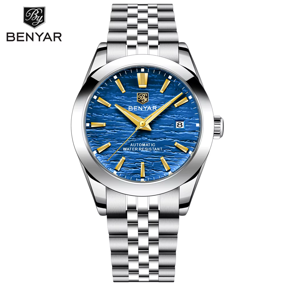 BENYAR hommes montres haut de gamme de luxe homme montres mécaniques montre automatique pour hommes