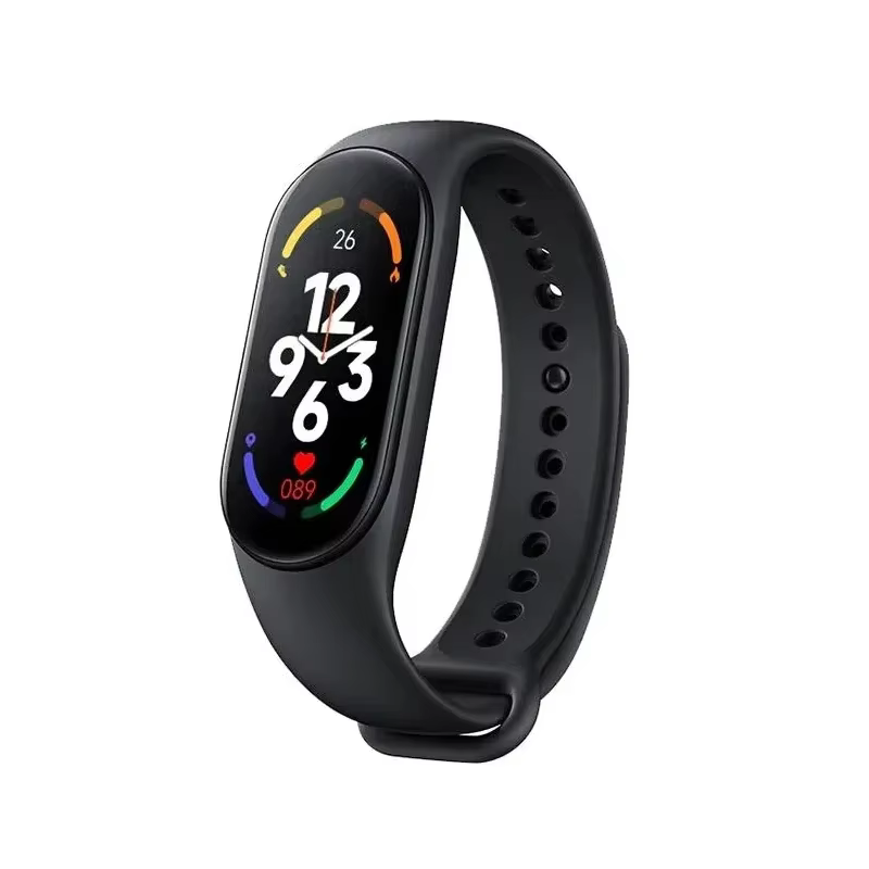 M7 montre intelligente fréquence cardiaque surveillance de la pression artérielle AMOLED écran Brace
