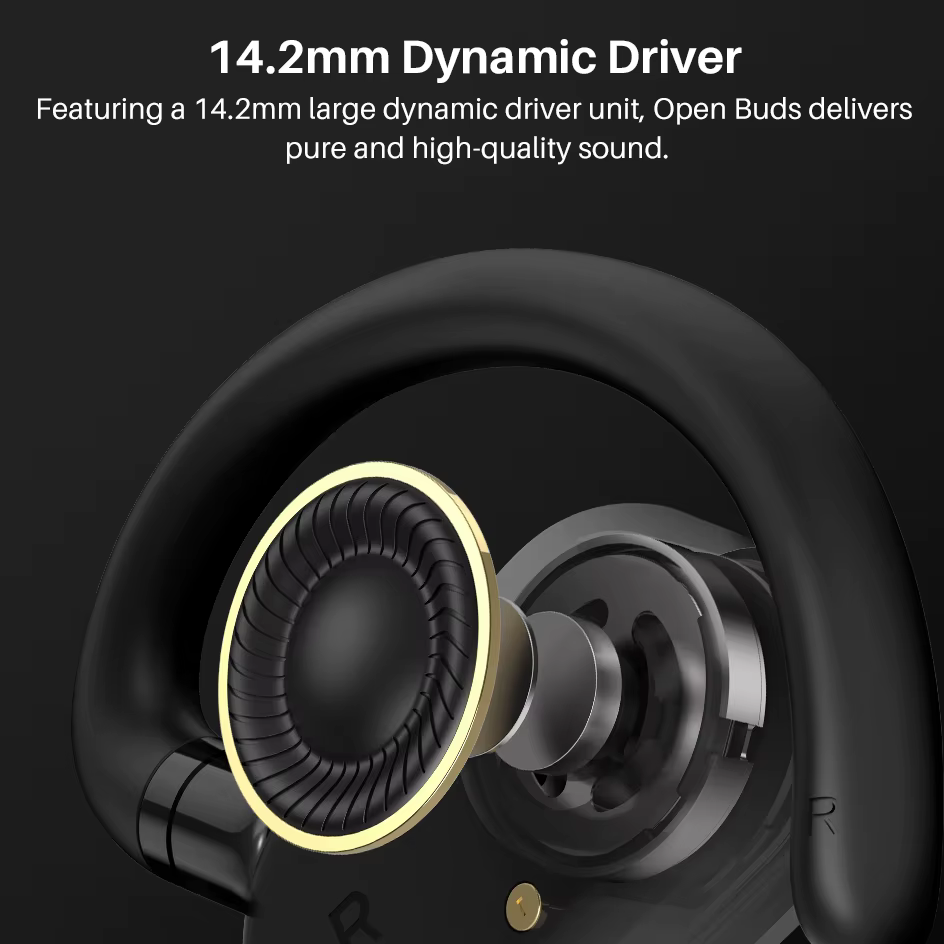 TOZO OpenBuds OWS Bluetooth 5.3 écouteurs oreille ouverte casque sans fil écouteurs appels cristalli