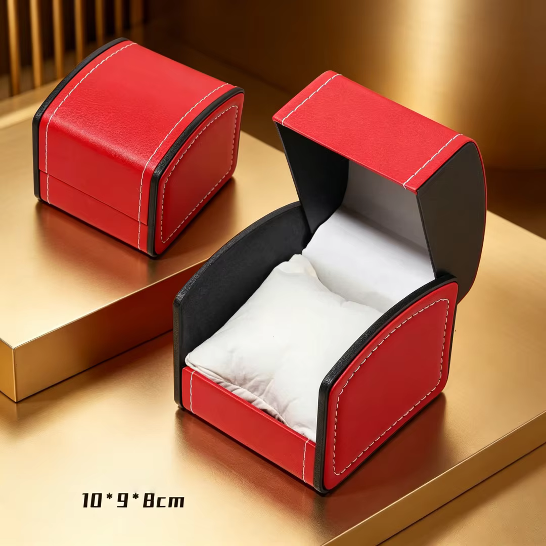 Boîte à montre octogonale en cuir PU pour hommes et femmes, emballage incurvé pour montres Seiko, Ca
