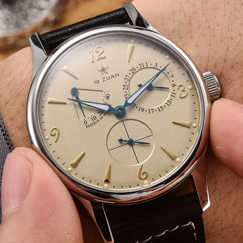 1963 montre pilote pour hommes 40mm montres mécaniques automatiques Original ST1780 mouvement saphir